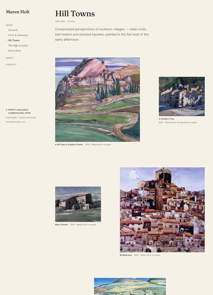 Folio template